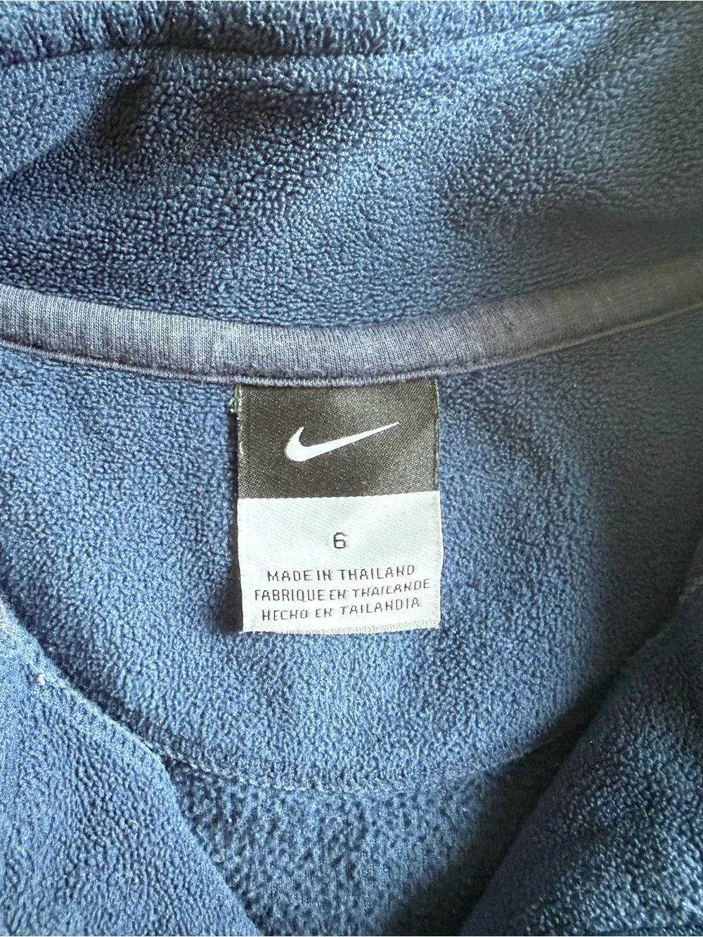🧸 Nike | Kids Pitt Navy & Gold Quarter-Zip Fleece Jacket